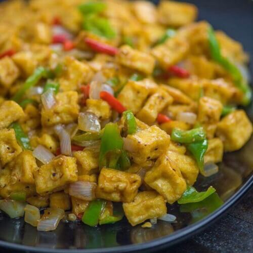 Crispy Tofu Sisig Panlasang Pinoy