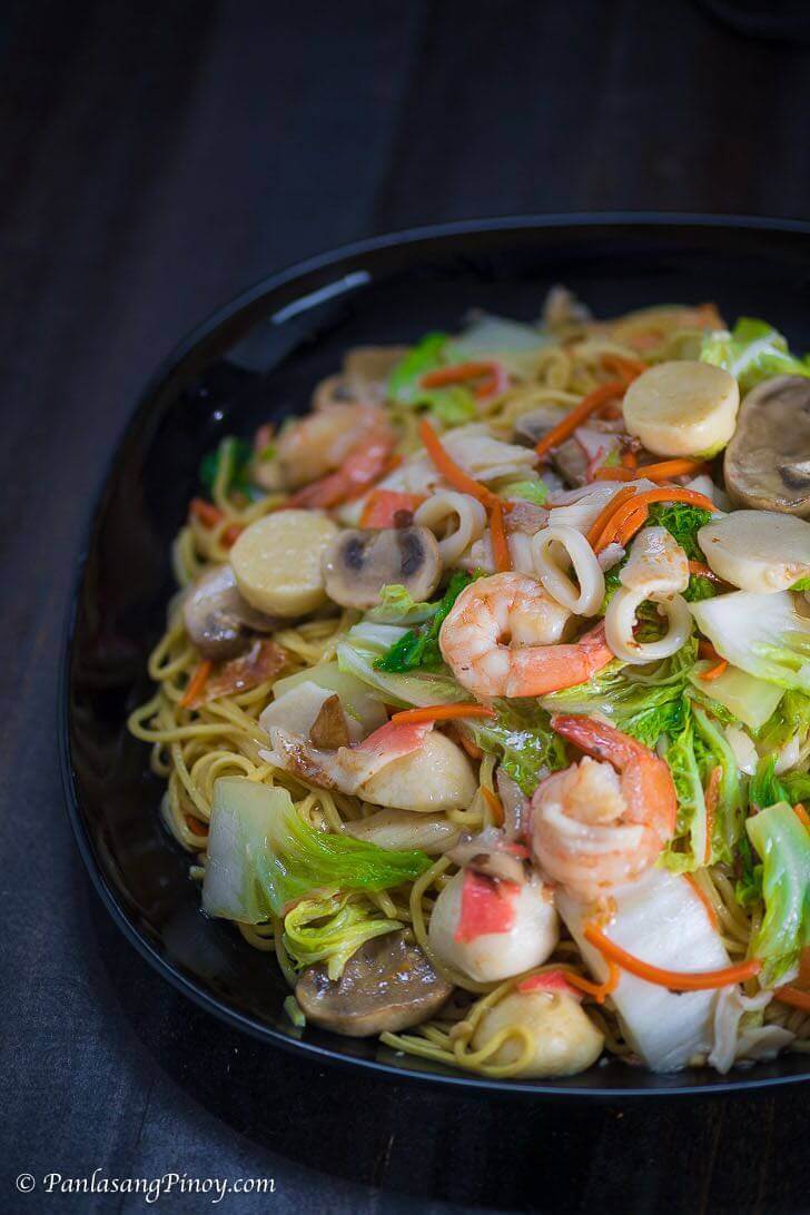 Seafood Pancit Canton Panlasang Pinoy