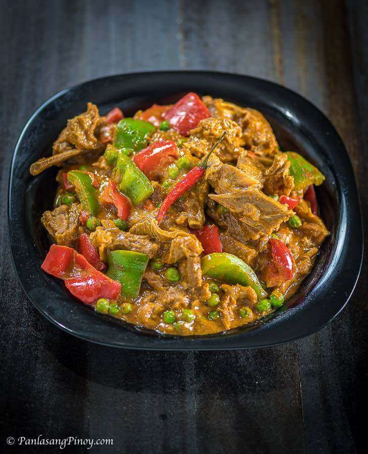 Panlasang Pinoy Spicy Calderetang Kambing with Peanut Butter