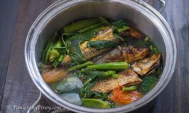Dinengdeng na Saluyot with Tinapang Galunggong Recipe
