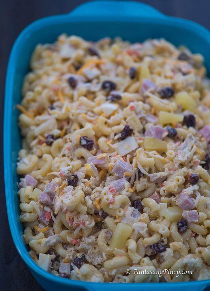 Christmas Chicken And Ham Macaroni Salad Panlasang Pinoy