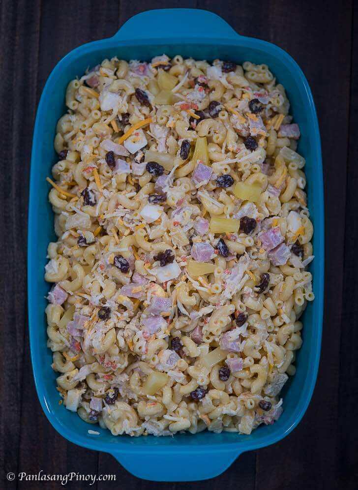 Christmas Chicken And Ham Macaroni Salad Panlasang Pinoy