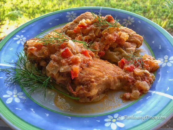 Fried Mahi Mahi Sarciado