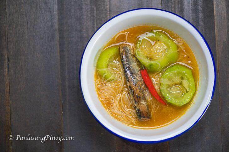 Sardinas with Miswa and Patola Recipe