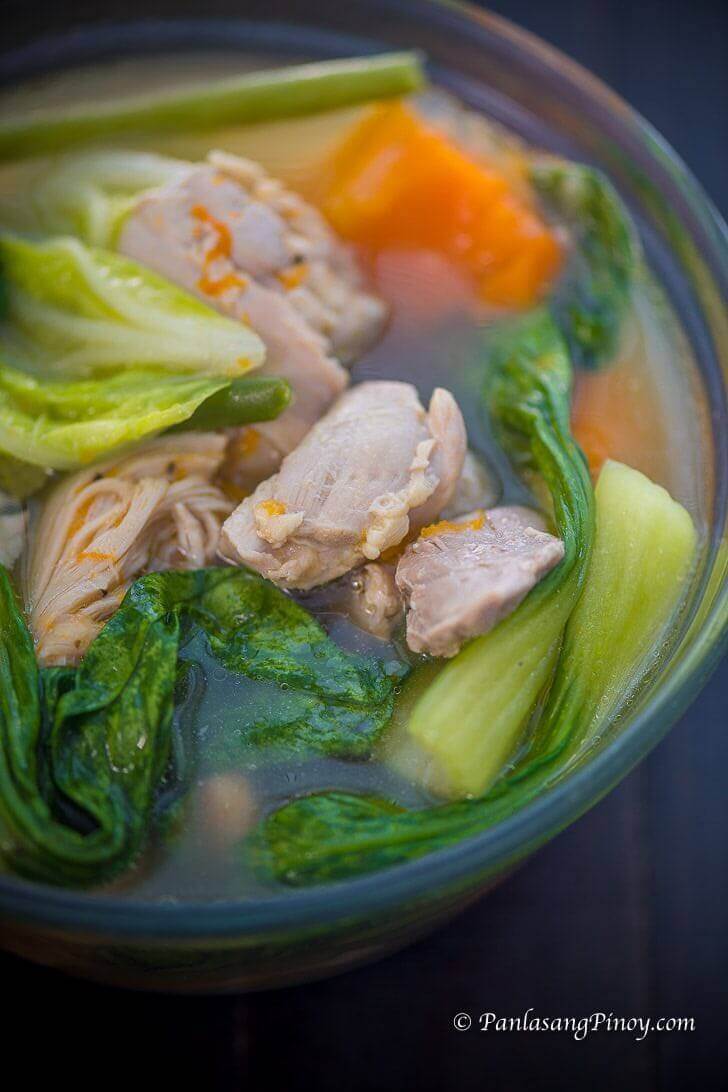 Chicken Nilaga with Kalabasa