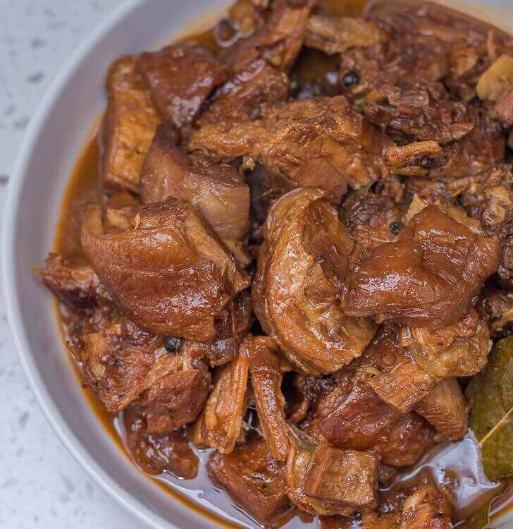 Lechon Belly Pork Adobo