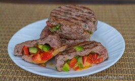 Stuffed Beef and Pork Burger Patties Recipe