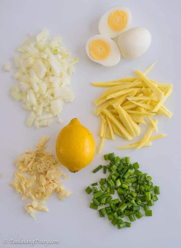 arroz caldo ingredients