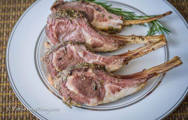 rosemary crusted roast rack of lamb