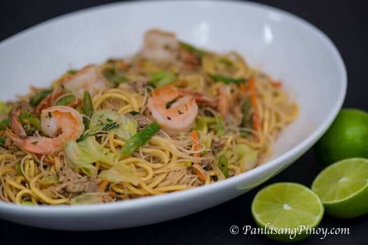 Pancit Canton at Bihon