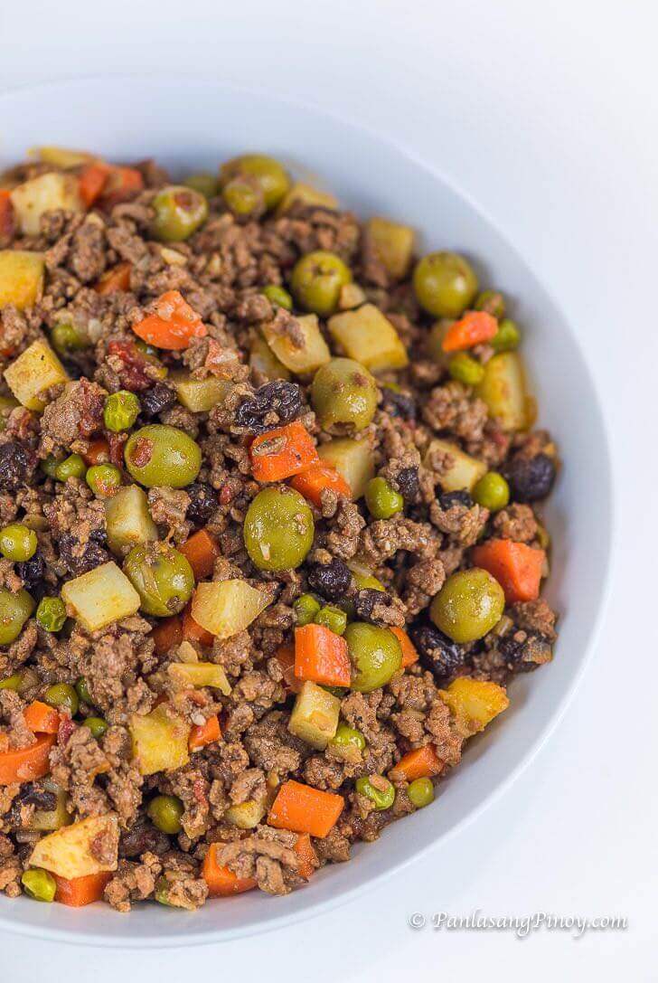 Beef Giniling (Filipino Picadillo)