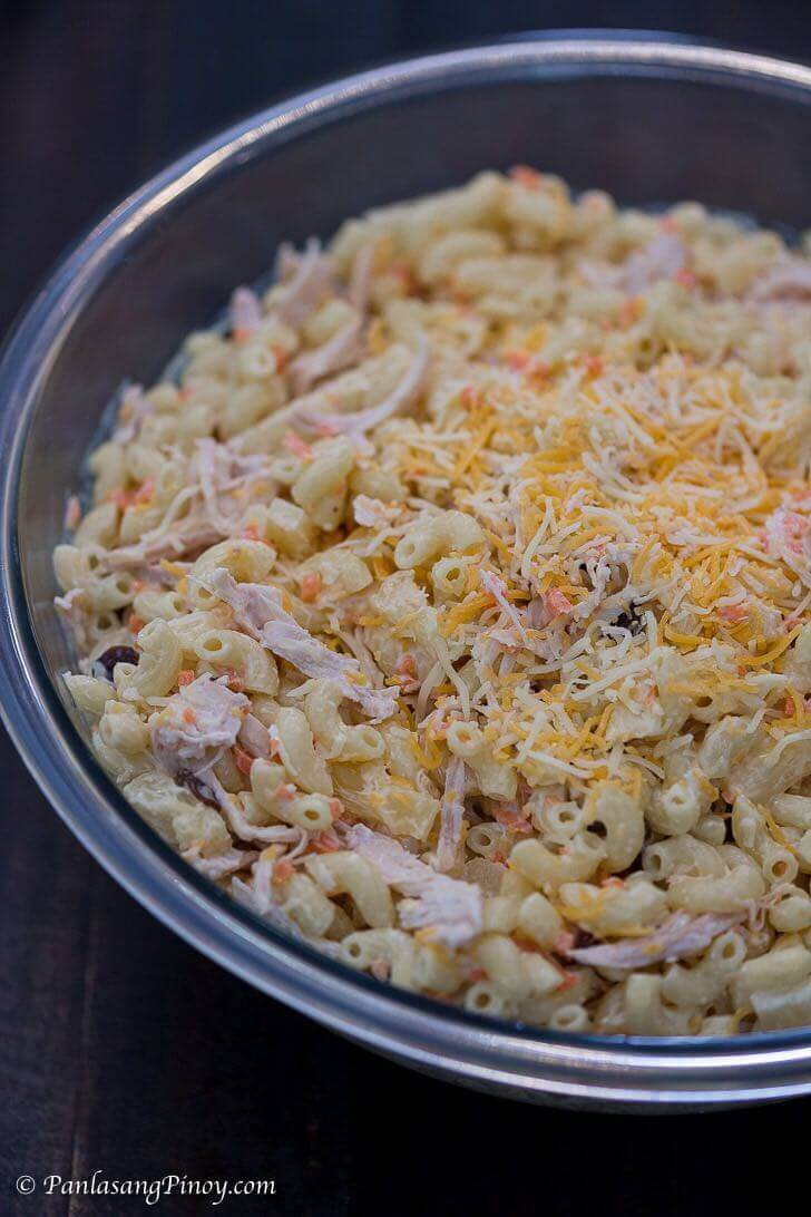 Filipino Style Chicken Macaroni Salad Recipe