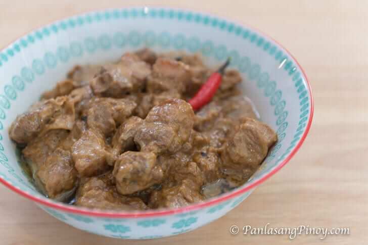 adobong baboy sa gata