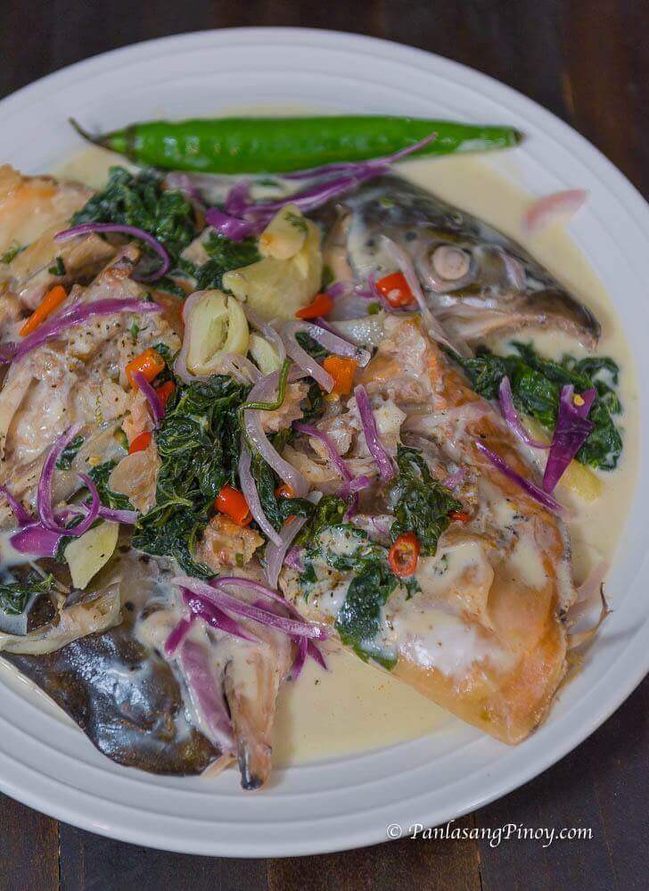 Paksiw na Salmon sa Gata Recipe