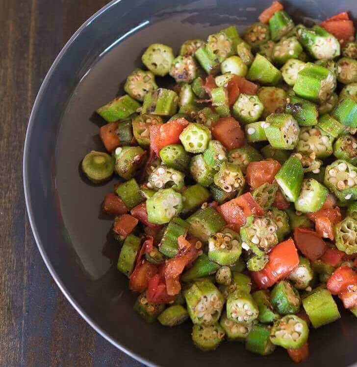 seared okra and tomato recipe panlasang pinoy