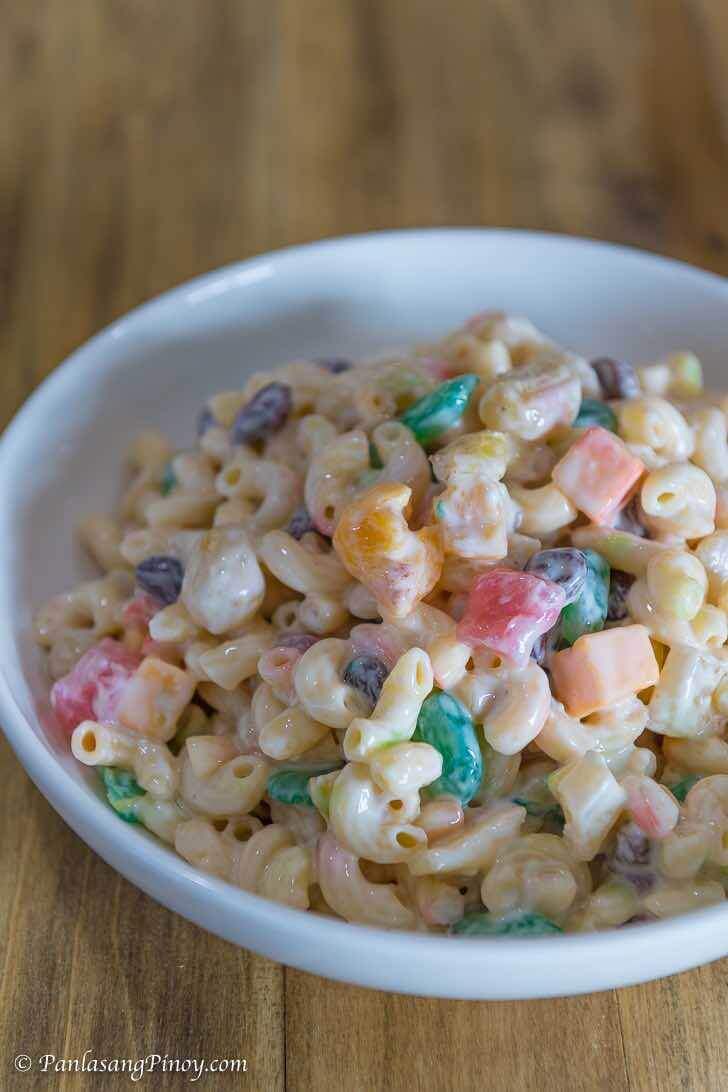 Filipino Sweet Macaroni Salad Recipe