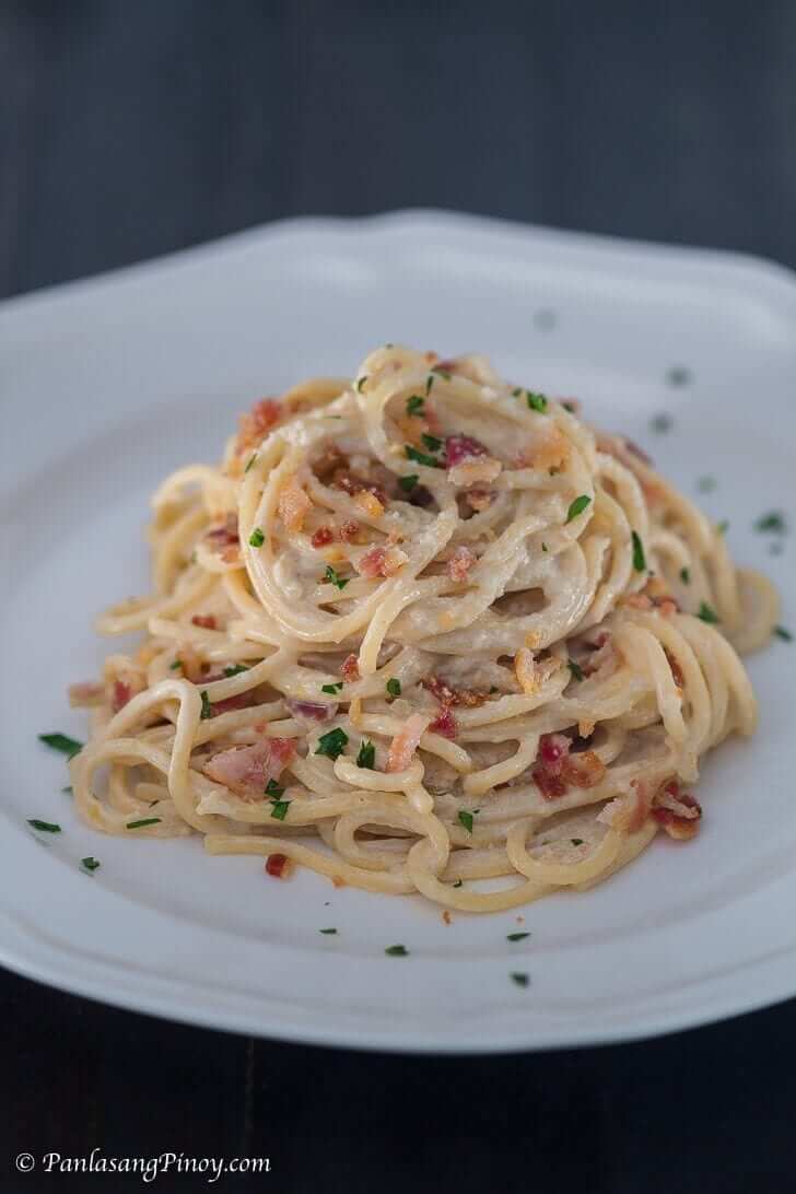 Featured image of post Steps to Make Panlasang Pinoy Carbonara Ingredients