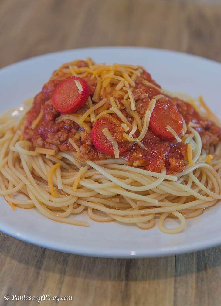 Easy Pinoy Spaghetti - Panlasang Pinoy