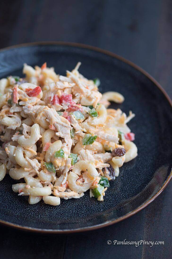 chicken macaroni salad recipe and procedure