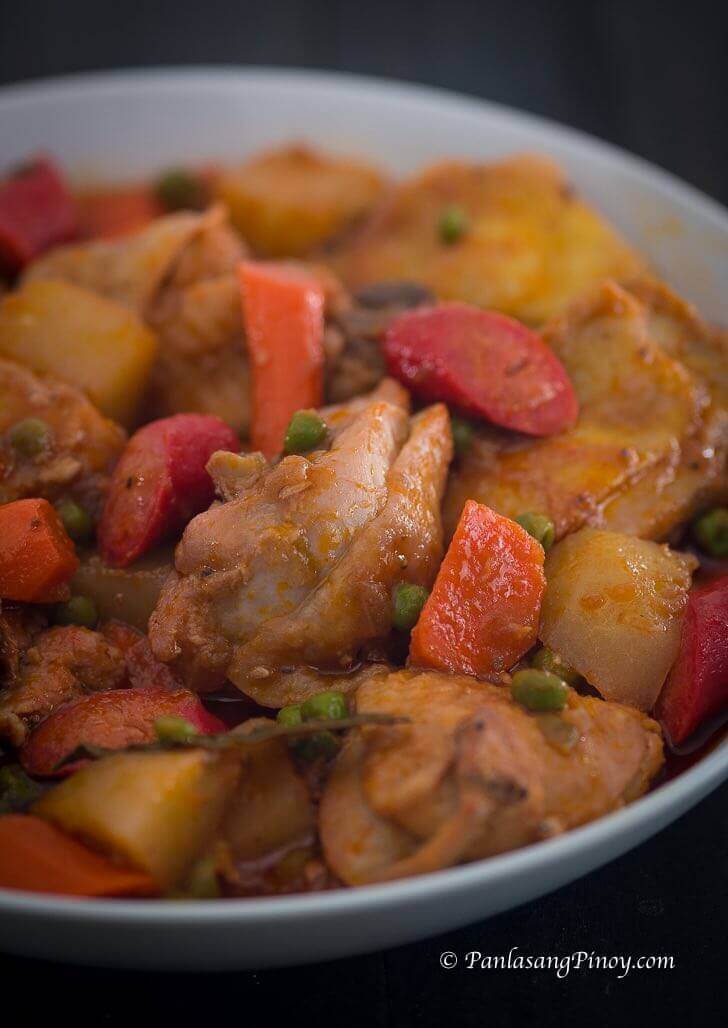 chicken afritada recipe del monte