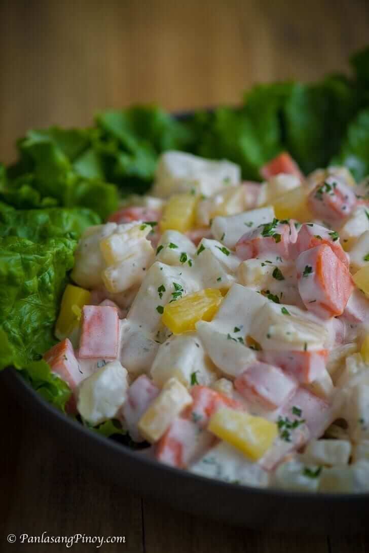 Potato Salad With Carrots And Pineapple