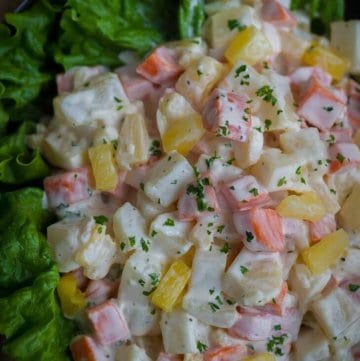 Potato Salad with Carrots and Pineapple