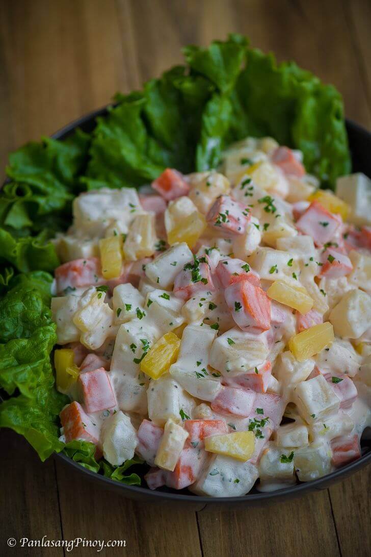 Potato Salad with Carrots and Pineapple Recipe