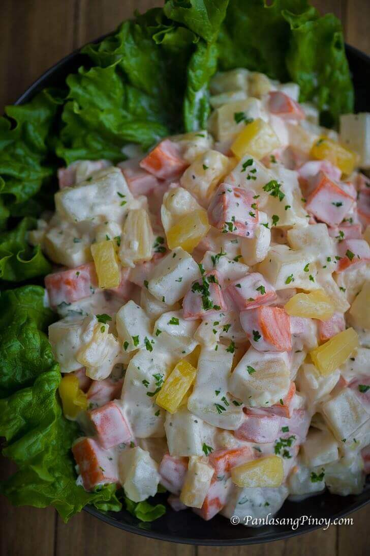 Potato Salad With Carrots And Pineapple