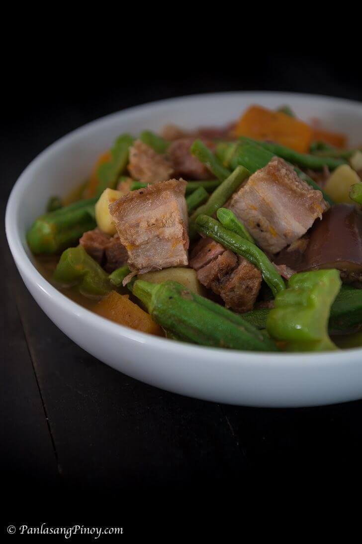 Pinakbet Tagalog with Pork Belly - Kawaling Pinoy