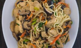 Longevity Noodles with Chicken and Mushroom