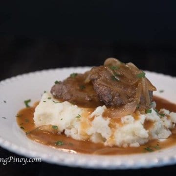 Salisbury Steak with Mashed Potato Recipe