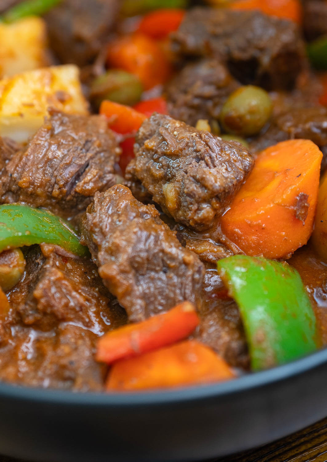 Beef caldereta Filipino stew