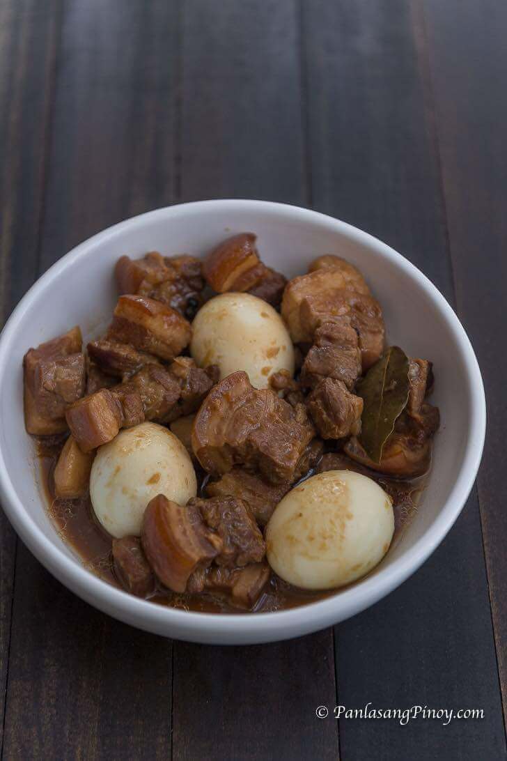 Pork Adobo in Pineapple Juice with Egg