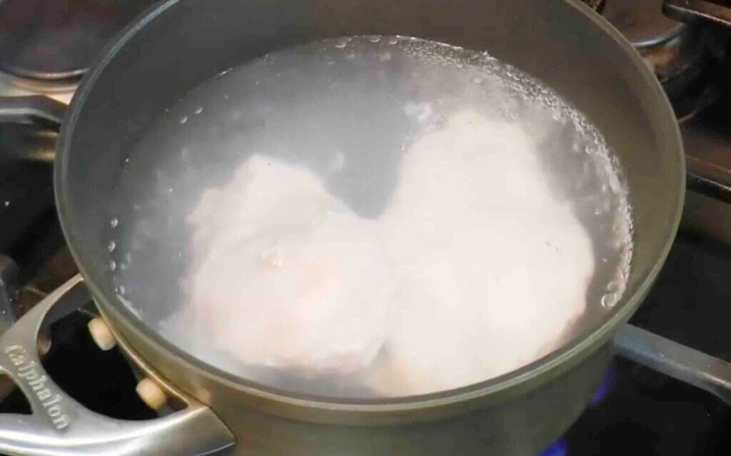 creamy chicken sopas step 1