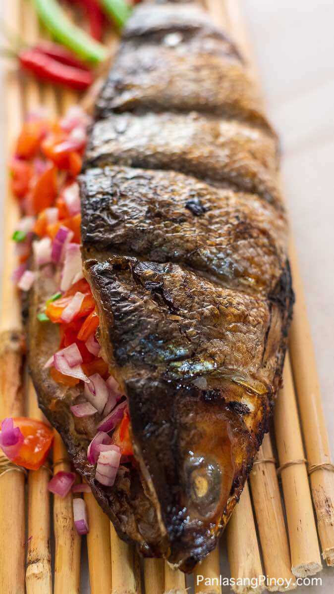 inihaw na bangus in foil