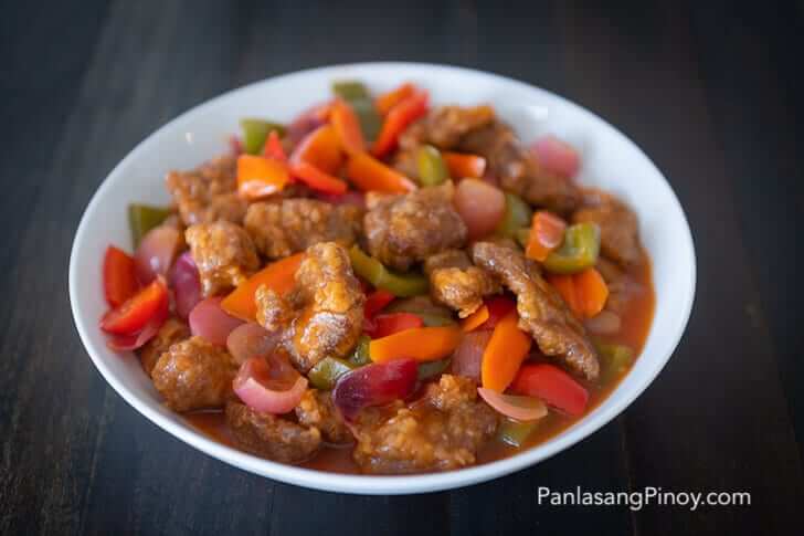 sweet and sour pork recipe