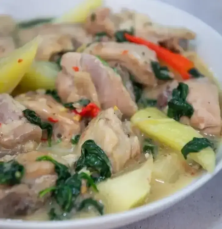 Ginataang Manok with Papaya