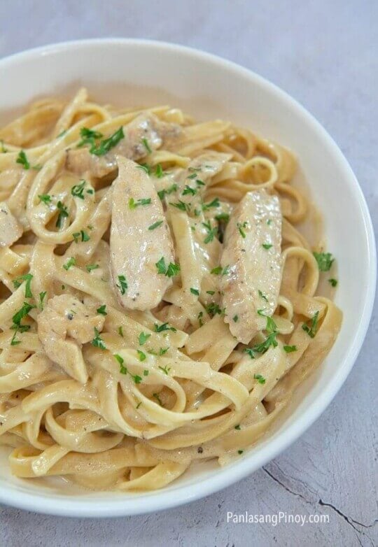 Chicken Alfredo Recipe Panlasang Pinoy