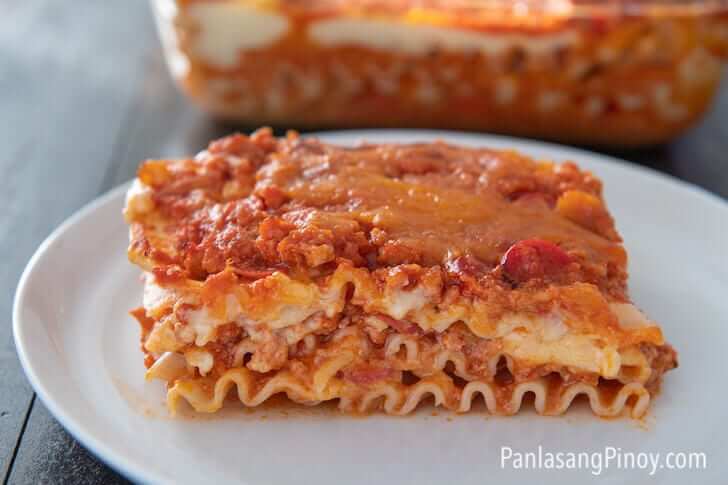 filipino style lasagna