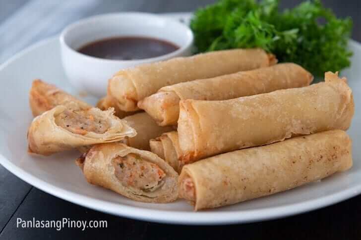 longanisa lumpiang shanghai