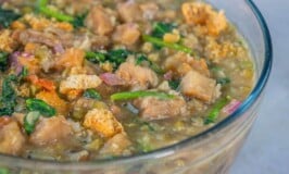 pork munggo with kangkong recipe
