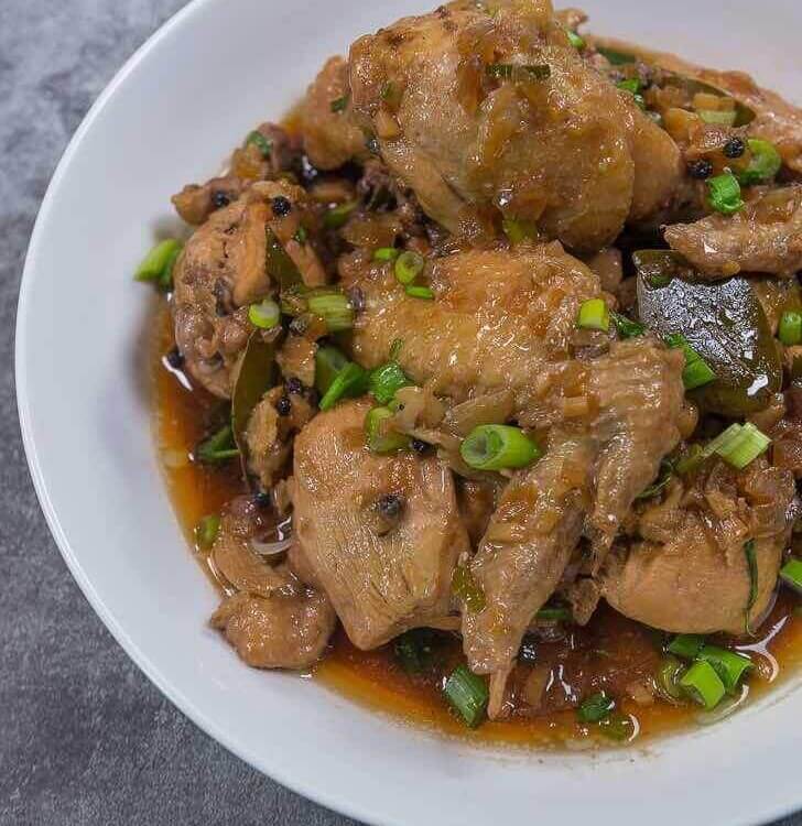 adobong manok sa buko recipe