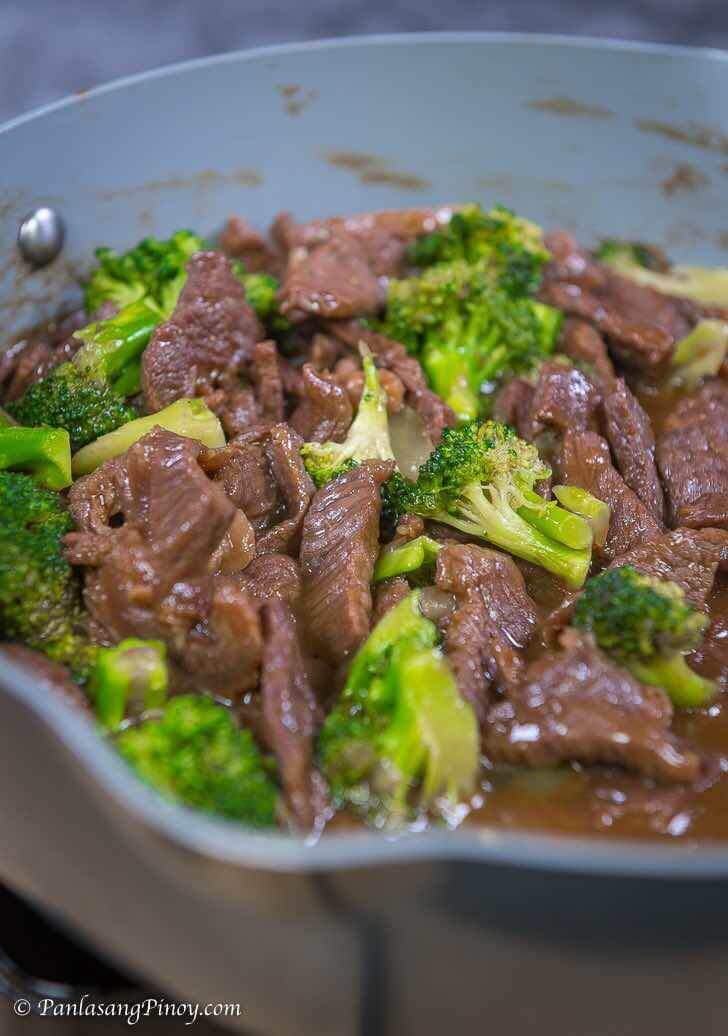 saucy beef with broccoli recipe