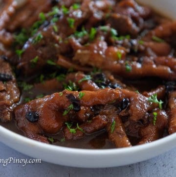 Chicken Feet in Oyster Sauce with Salted Black Beans