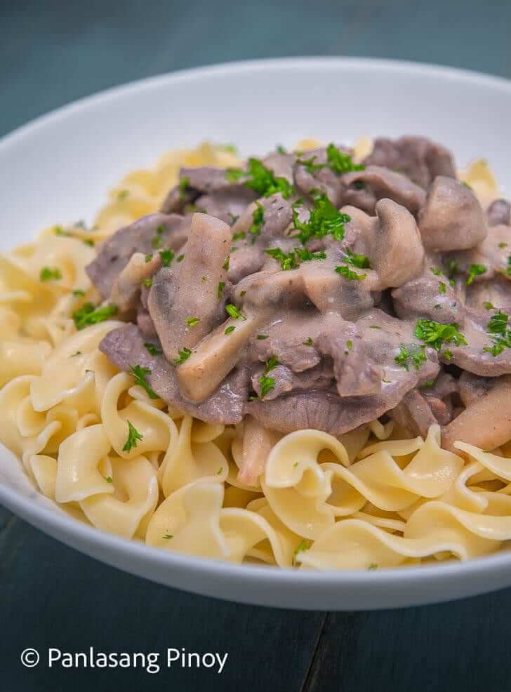 beef stroganoff recipe easy