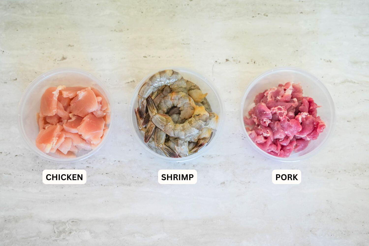 Chop Suey Protein Ingredients