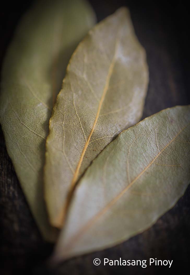 Dried bay leaves