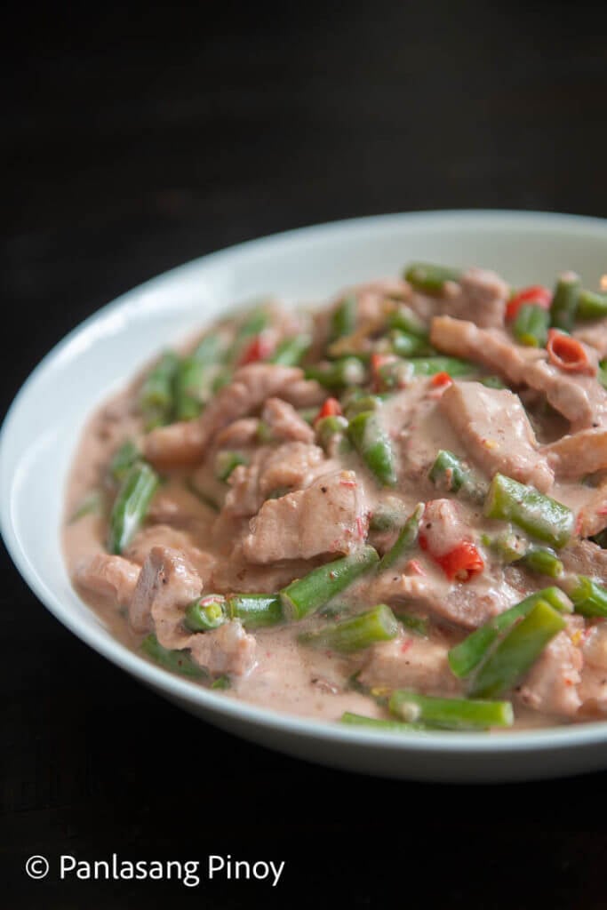 Pork with Greens Beans