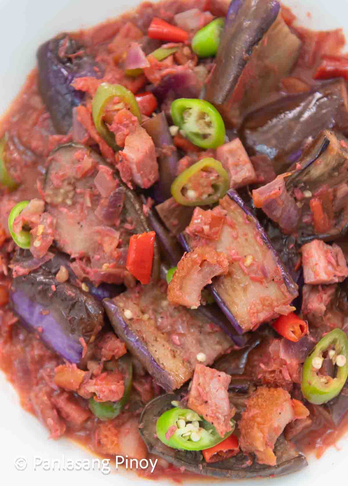 Binagoongang Talong Recipe