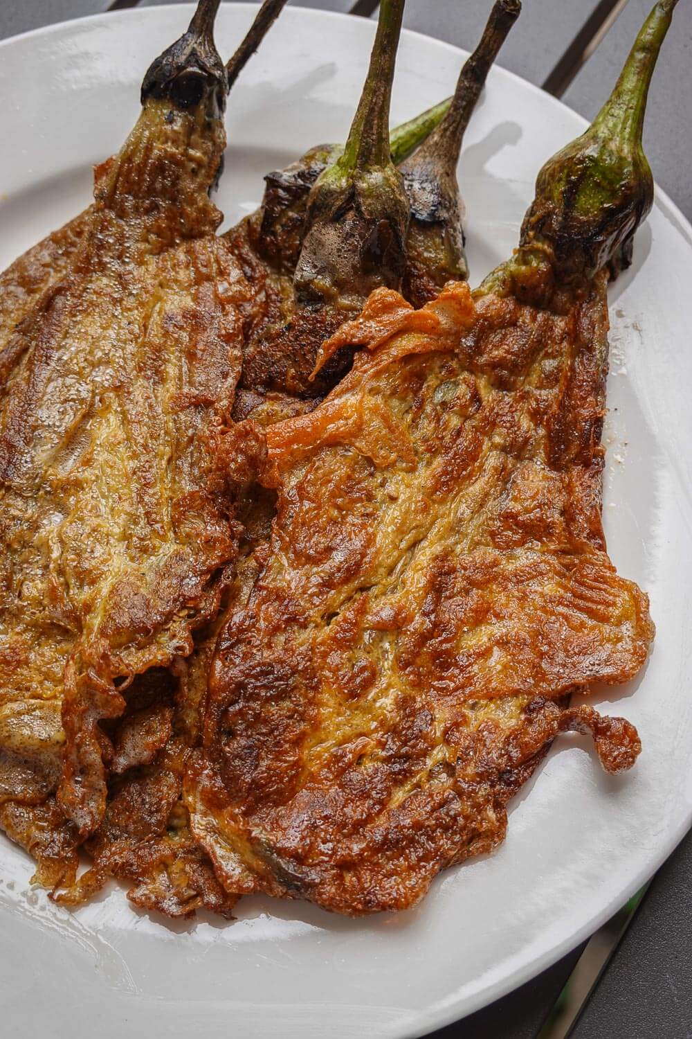 Tortang talong Fili;ino eggplant dish